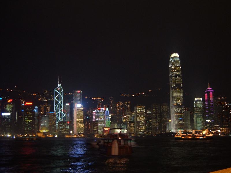Waterfront at night